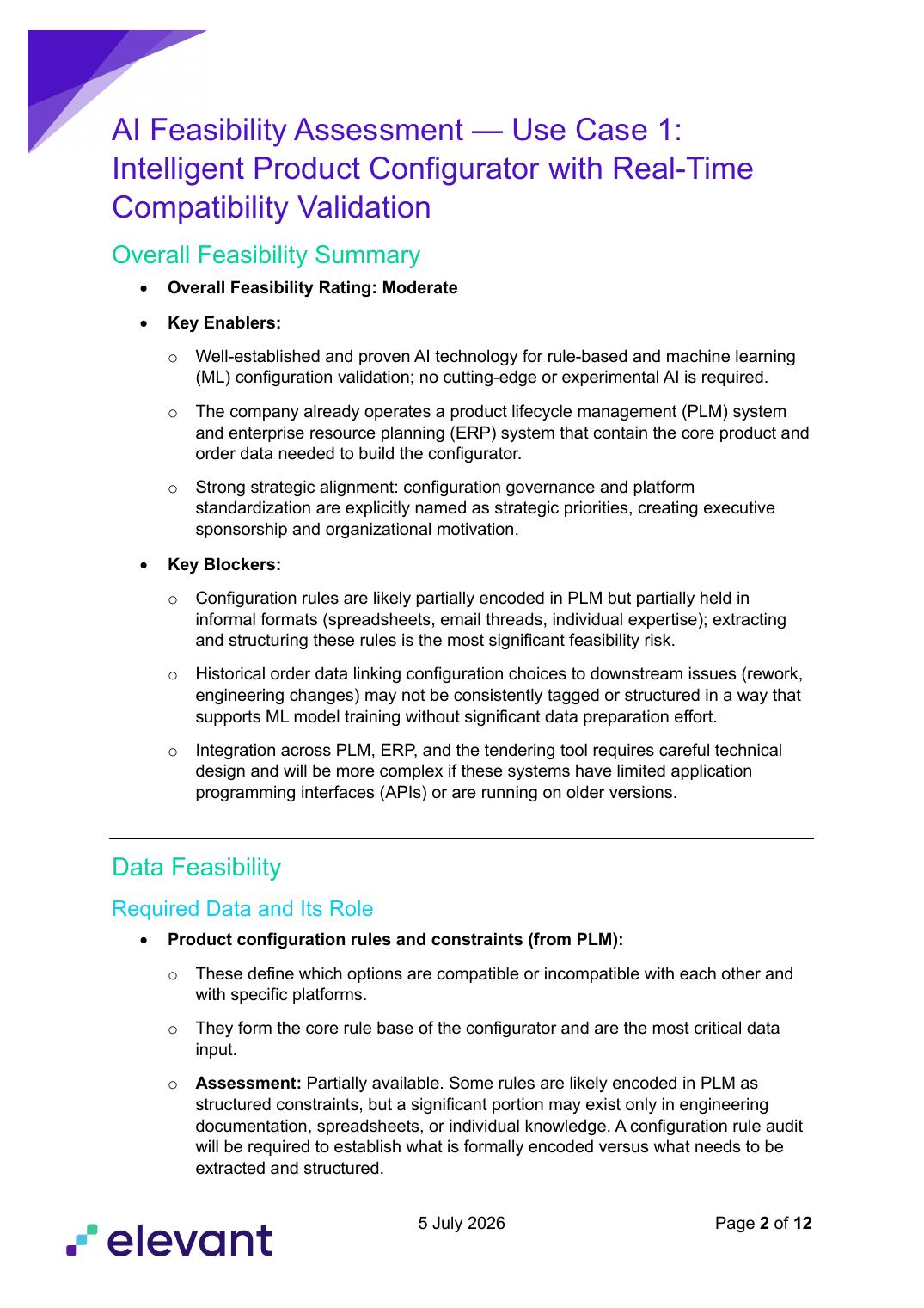 AI Business Case Detector · Full report
